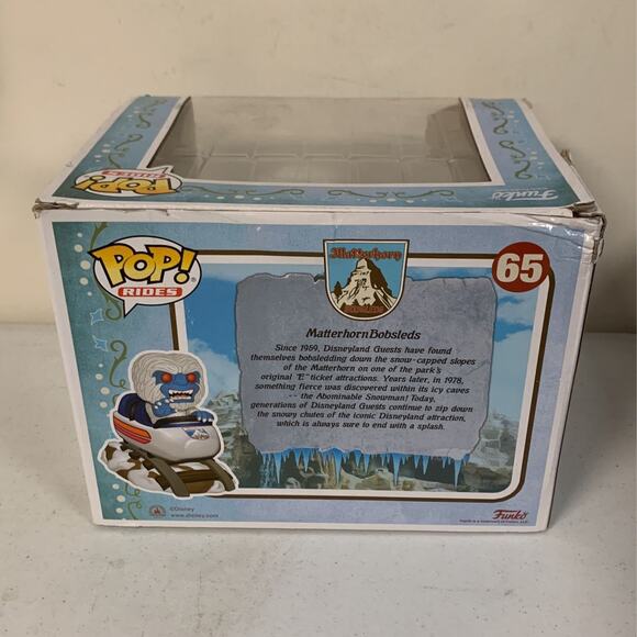 Funko Pop! Rides Matterhorn Bobsled & Abominable Snowman Exclusive Figur… - Picture 3 of 5